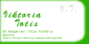 viktoria totis business card