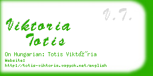 viktoria totis business card